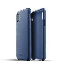 Чохол шкіряний MUJJO для iPhone Xs Full Leather, Blue фото
