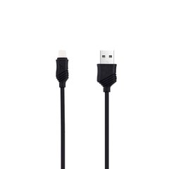 Кабель Lightning to USB Hoco X6 Khaki 1 метр чорний Black фото