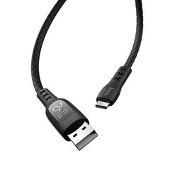 Кабель USB to USB Type-C Hoco S6 1 метр чорний Black фото
