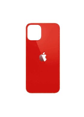 Защитное стекло для iPhone 12/12 Pro CAA глянцевое на заднюю панель красное Red фото