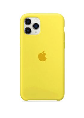 Чохол силіконовий soft-touch ARM Silicone Case для iPhone 11 Pro Max жовтий Canary Yellow фото
