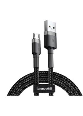 Кабель Baseus Cafule Cable Micro-USB 1м чорний (CAMKLF-BG1) фото