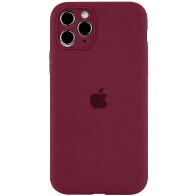 Чохол Silicone Case Full Camera Protective AA для Apple iPhone 12 Pro Plum фото