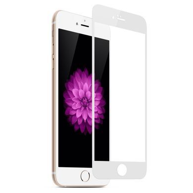 Захисне скло 3D для Apple iPhone 6/6s white фото