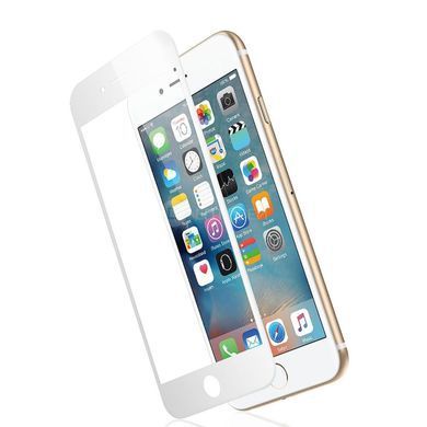 Захисне скло 3D для Apple iPhone 6/6s white фото