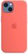 Чехол Silicone Case with Magsafe для Apple iPhone 13 Pink Pomelo AAA