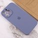 Чохол Silicone Case Full Camera Protective (AA) для Apple iPhone 15 Pro (Сірий / Lavender Gray)