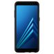 Чохол протиударний Spigen Original Liquid Air для Samsung Galaxy A8 (2018) чорний ТПУ + пластик Matte Black