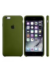 Чехол силиконовый soft-touch ARM Silicone Case для iPhone 6/6s зеленый Army Green фото