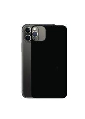 Защитное стекло для iPhone 12 Pro Max CAA глянцевое на заднюю панель черное Black фото