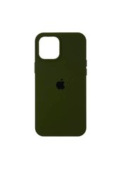 Чохол силіконовий soft-touch ARM Silicone Case для iPhone 12 Mini зелений Army Green фото
