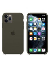 Чохол силіконовий soft-touch ARM Silicone case для iPhone 11 Pro сірий Dark Olive фото