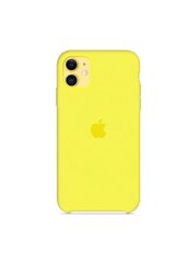 Чохол силіконовий soft-touch ARM Silicone Case для iPhone 11 жовтий Flash фото