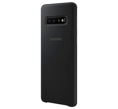 Чехол силиконовый soft-touch Silicone Cover для Samsung S10 черный Black фото