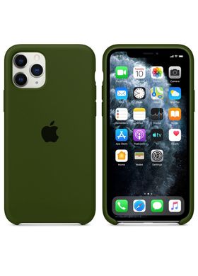 Чехол RCI Silicone Case iPhone 11 Pro Max Army Green фото