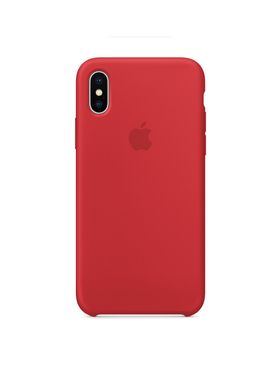 Чохол силіконовий soft-touch Apple Silicone case для iPhone Xs Max червоний PRODUCT Red фото