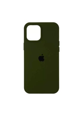Чехол силиконовый soft-touch ARM Silicone Case для iPhone 12 Mini зеленый Army Green фото
