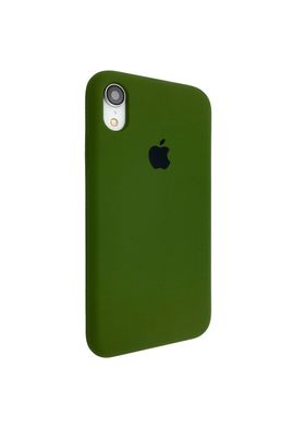 Чохол силіконовий soft-touch ARM Silicone case для iPhone Xr зелений Army Green фото