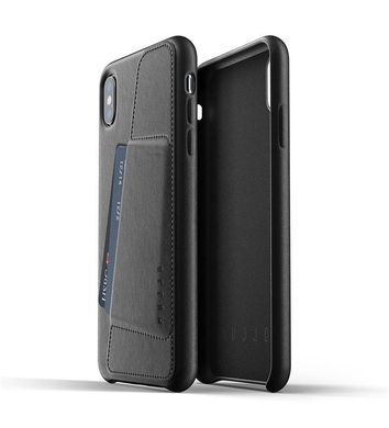 Чохол шкіряний MUJJO для iPhone Xs Max Full Leather Wallet, Black фото