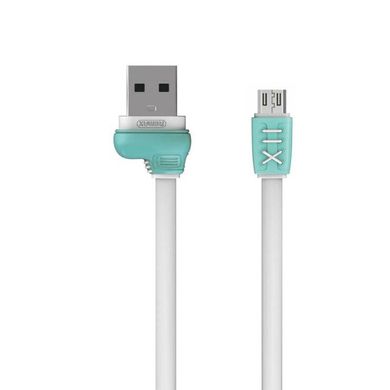 USB Cable Remax (OR) Running Shoe RC-112m MicroUSB White 1m фото
