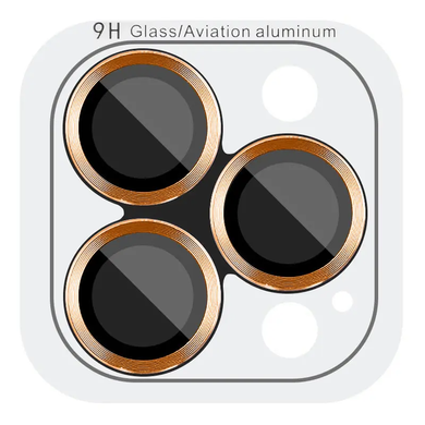 Защитное стекло Metal Classic на камеру для Apple iPhone 17 Pro/17 Pro Max Orange фото