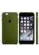 Чохол силіконовий soft-touch ARM Silicone Case для iPhone 6 / 6s зелений Army Green фото