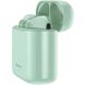 Навушники бездротові вкладиші Baseus W09 Bluetooth з мікрофоном зелені Green