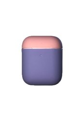 Чехол ARM силиконовый для AirPods 2 Violet +Pink фото