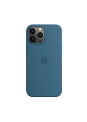 Чехол силиконовый soft-touch Apple Silicone case для iPhone 13 Pro Max синий Polar Azure фото