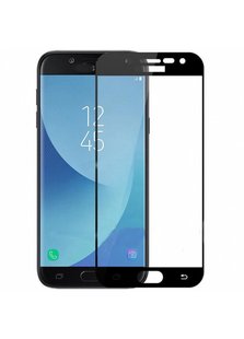 Защитное стекло с рамкой для Samsung J3 17 black фото