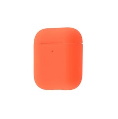 Силиконовый чехол для Airpods 1/2 оранжевый ARM тонкий Nectarine фото