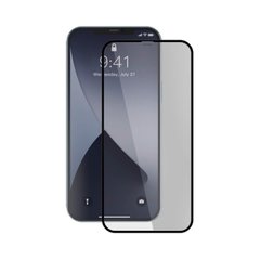 Защитное стекло для iPhone 12 Pro Max Baseus All screen 3D с закруглеными краями черная рамка Black фото