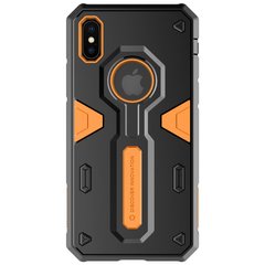 Чохол протиударний Nillkin Defender II Case для iPhone X / Xs чорний ТПУ + пластик Orange фото