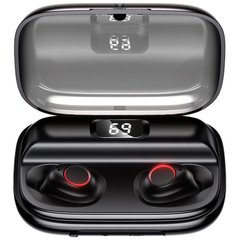 Stereo Bluetooth Headset Usams YJ Series Bluetooth 5.0 Black (US-YJ001) фото