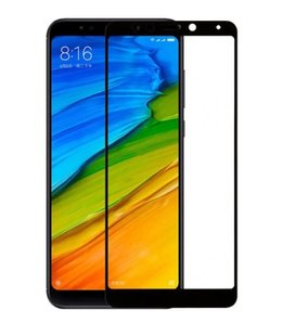 Защитное стекло 3D для Xiaomi Redmi 5+ (Black) фото