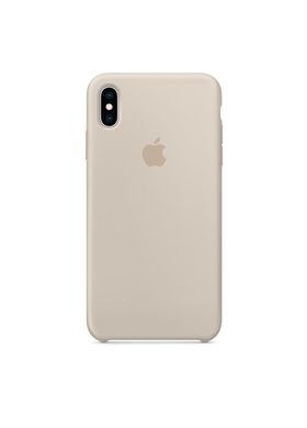 Чохол силіконовий soft-touch Apple Silicone case для iPhone Xs Max сірий Stone фото
