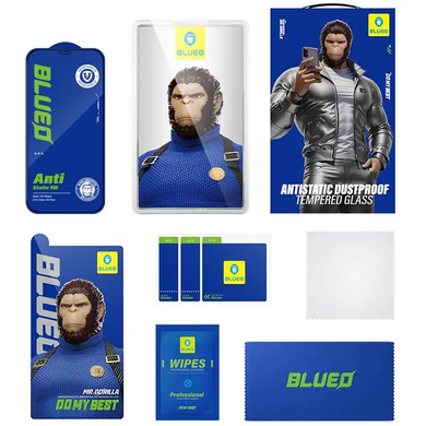 Захисне скло Blueo Full Cover HD для Apple iPhone 16/15 Black фото