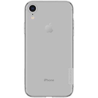 Чохол силіконовий Nillkin Nature TPU Case для iPhone Xr прозорий Clear Gray фото