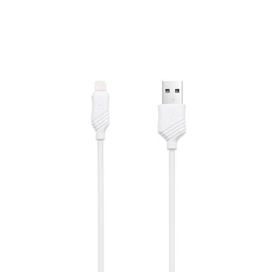 Кабель Lightning to USB Hoco X6 1 метр білий White фото