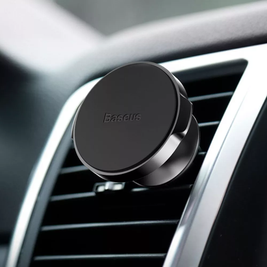 Автомобильный держатель Baseus Small Ears Series Magnetic Suction Bracket Air Outlet Type Black фото