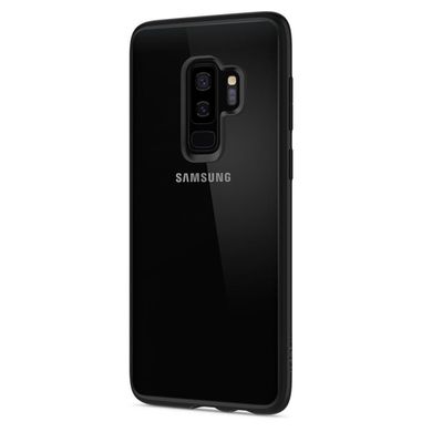Чехол противоударный Spigen Original Ultra Hybrid для Samsung Galaxy S9 Plus черный ТПУ+стекло Matte Black фото