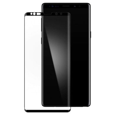 Защитное cтекло Spigen Curved HD"" для Samsung Galaxy Note 9 3D с закругленными краями черная рамка Black фото