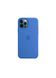 Чохол силіконовий soft-touch ARM Silicone Case для iPhone 12/12 Pro синій Capri Blue фото