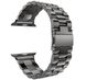 Ремешок Stainless Steel для Apple Watch 42/44mm металлический черный ARM Series 6 5 4 3 2 1 Black