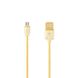 USB Cable Remax (OR) Dominator Fast Char RC-064m MicroUSB Gold 1m