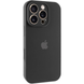 Чехол Silicone Case Full Camera Protective AA для Apple iPhone 16 Pro Black