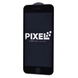 Защитное стекло для iPhone 7/8/SE 2 Pixel 3D с закругленными краями рамка черная Black