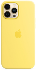 Чохол силіконовий soft-touch ARM Silicone Case для iPhone 13 жовтий Lemon фото