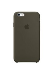 Чохол силіконовий soft-touch RCI Silicone Case для iPhone 6 / 6s сірий Dark Olive фото