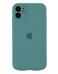 Чохол Silicone Case Full Camera Protective (AA) для Apple iPhone 12 Pro (Зелений / Pine green) фото